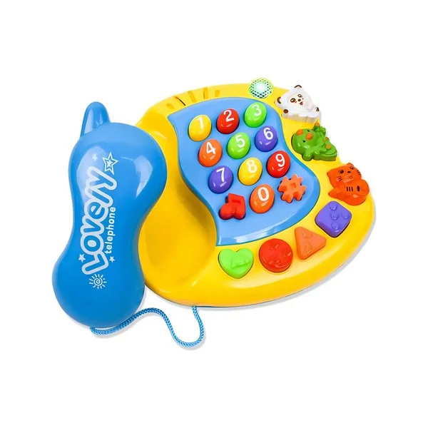 Teléfono Juguete Interactivo Expreso Polar Luces Sonidos Bebés 9901b