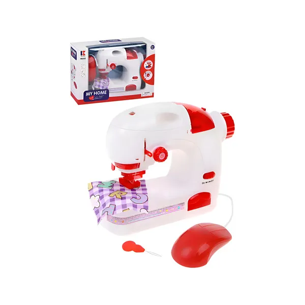 Maquina De Coser Juguete Infantil A Pilas Con Luz Y Sonido Color Blanco