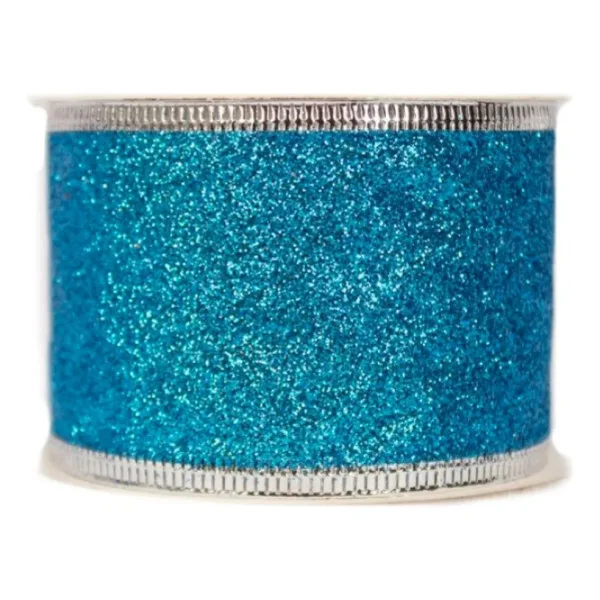 Cintas Navideñas Premium Glitter 6cm 2,70mts Adornos Navidad