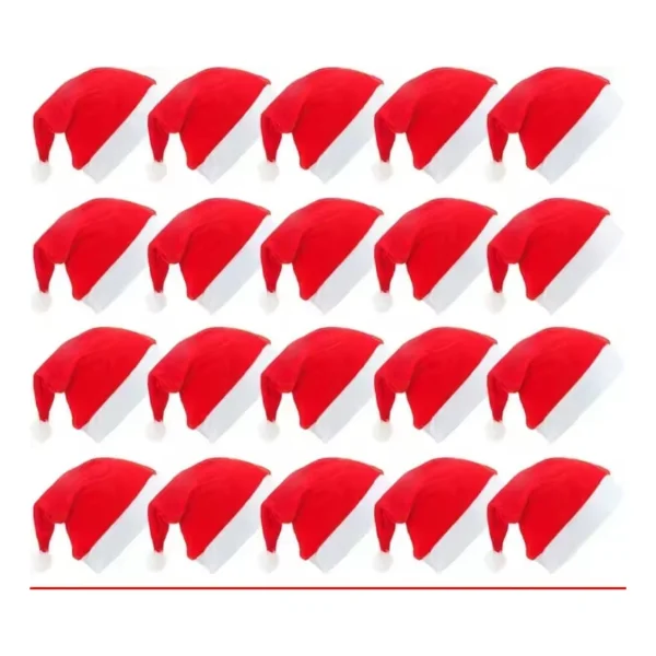 Gorro Navidad Adorno Papa Noel Gorrito Color Rojo Premium Rojo
