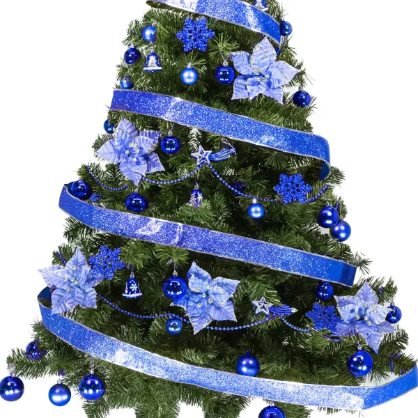 Arbol De Navidad Tronador Lujo 1,80mts Con Adornos Kit X60