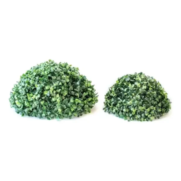 Media Esfera Decoracion Cesped Arbusto 22cm X3 Unidades