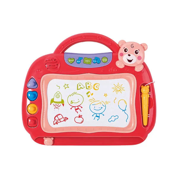 Pizarra Mágica Expreso Polar Tablero Magnético Dibujo Infantil 26x31cm Blanco