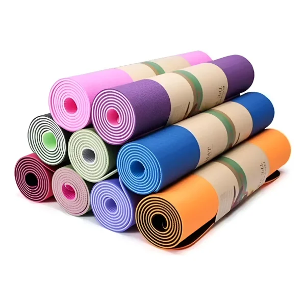 Yoga Mat 6mm Colchoneta Pilates Fitness Tpe Gimnasia