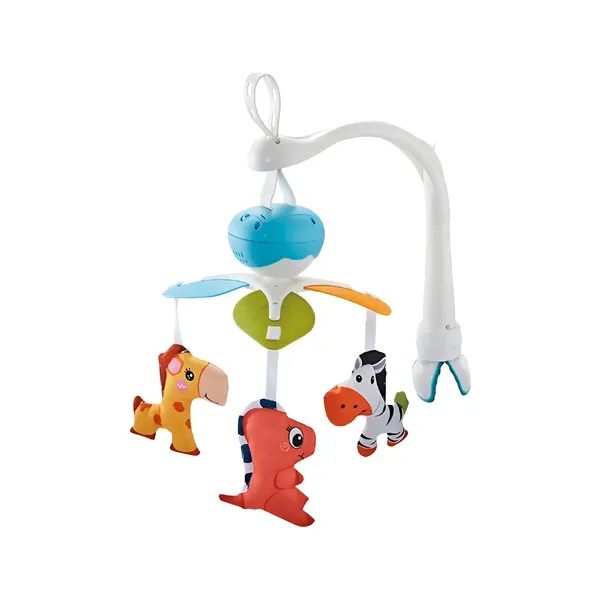 Movil Cunero Cuna Musical Giratorio Cochecito Bebe Animales