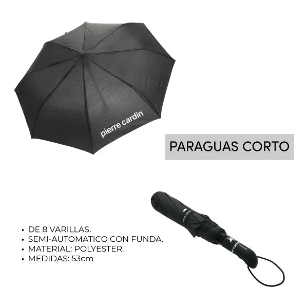 Paraguas Automático Corto Reforzado