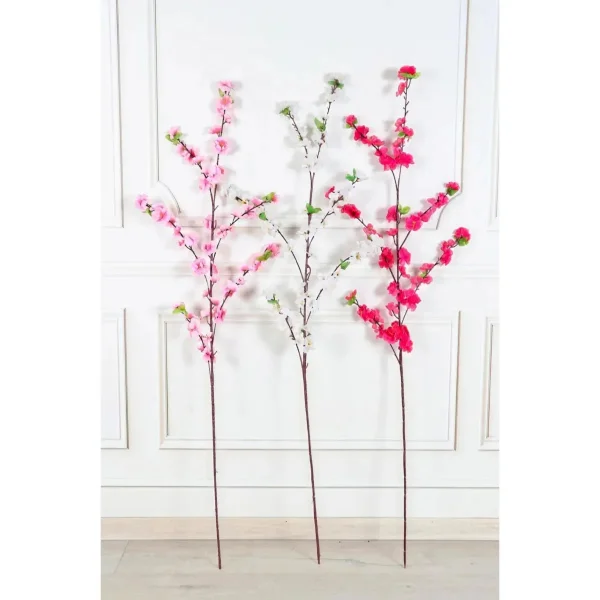 Flor De Cerezo Artificial Rama Alta Decoracion Hogar 1,20mts Rosa