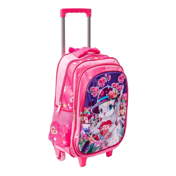 Mochila Escolar Carrito Reforzada Manija Telescopica Carro