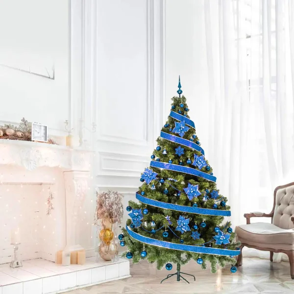 Arbol De Navidad Tronador Lujo 2,10mts Con Adornos Kit X60