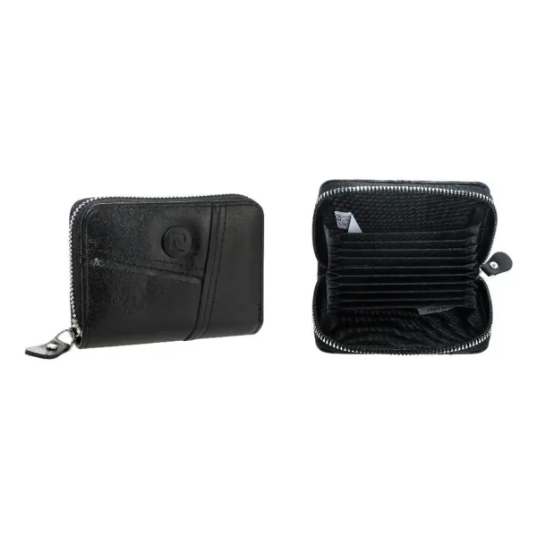 Billetera Tarjetero Pierre Cardin Cuero Pu Tarjetas Negro