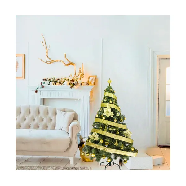 Arbol Navidad Tronador 1,50m + Kit 40 Oro Black Friday
