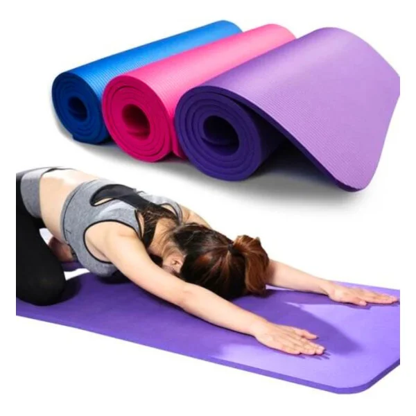 Yoga Mat 8 Mm Colchoneta Pilates Fitness Antideslizante