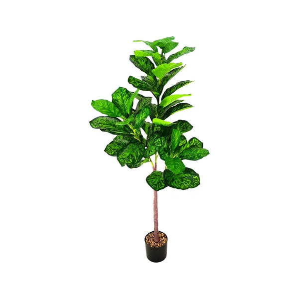 Planta Artificial Grande 130cm Ficus Decoracion Interior Ext Color Verde Claro