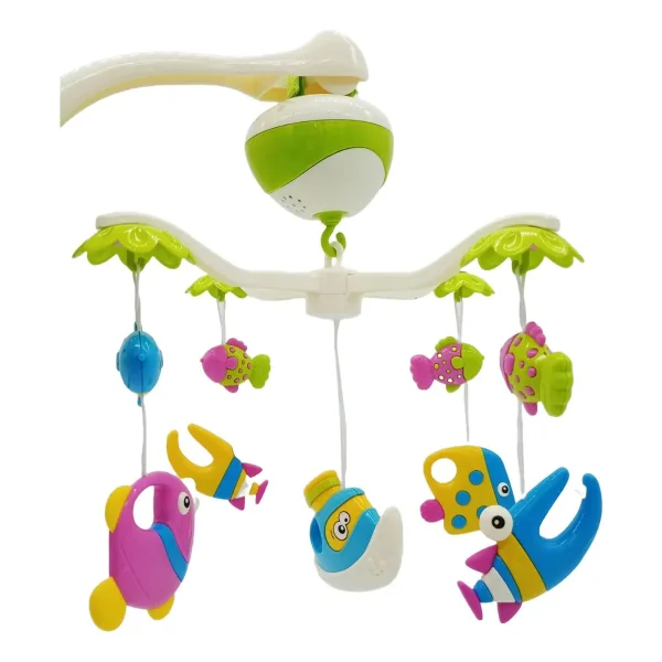 Móvil Cunero Musical Didáctico Para Bebe Practicuna