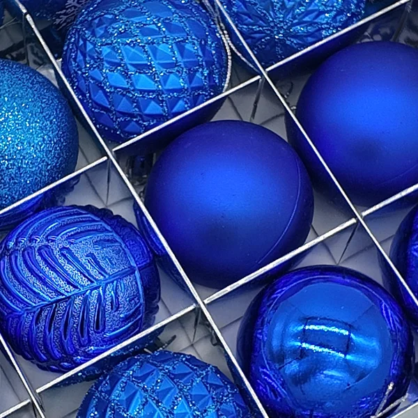 Navidad Adornos Bolas Navideñas Decoradas 6cm X24 Piezas