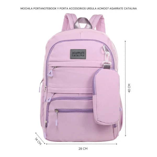 Mochila Porta Notebook Impermeable Reforzada + Neceser