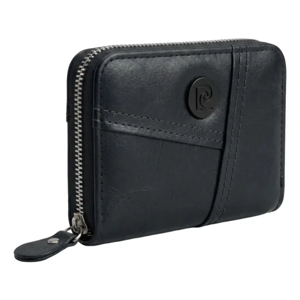 Billetera Tarjetero Pierre Cardin Cuero Pu Tarjetas Negro