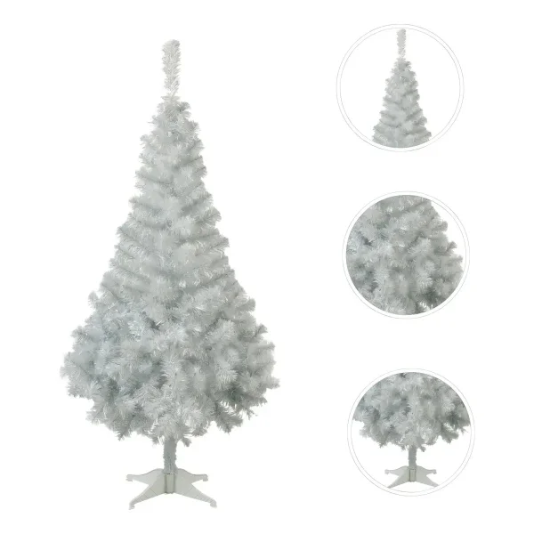 Arbol de Navidad Canadian Spruce Blanco/plata 1.5mts