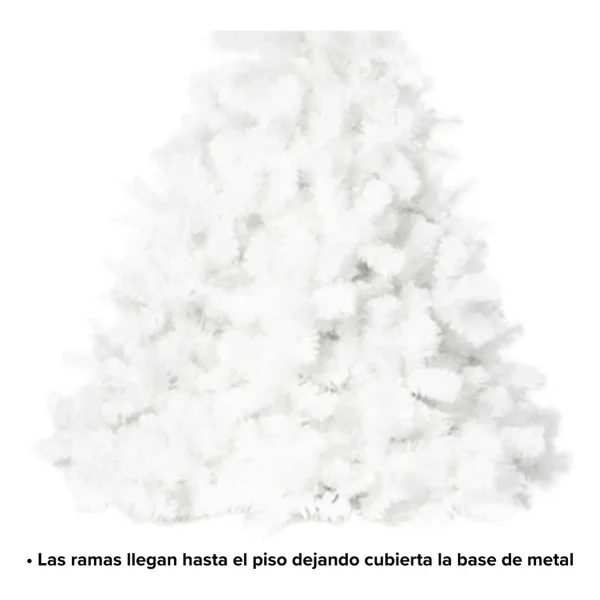 Arbol De Navidad Extra Lujo Patagonia Blanco 1,80mts