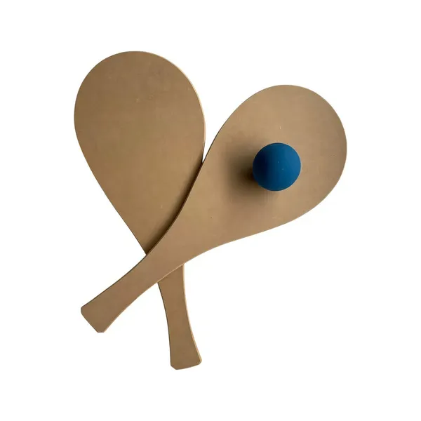 Raqueta Control Expreso Polar Pelota Paleta Playera Madera Redonda