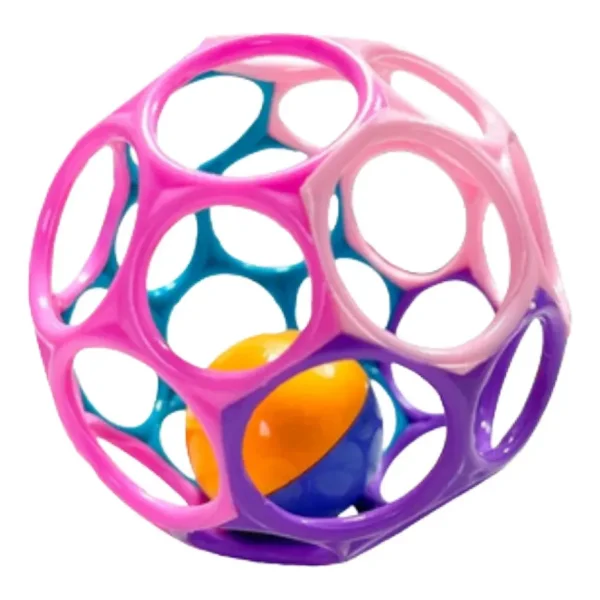 Pelota De Agarre Sonajero Juguete Sensorial Para Bebe Multicolor