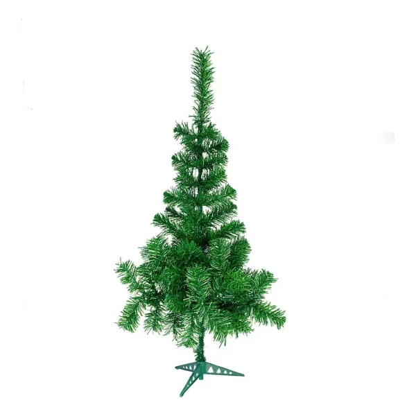 Arbol De Navidad Pino Arbolito Aleman 1,20 Mts Con Base Plastica Decorativo Verde