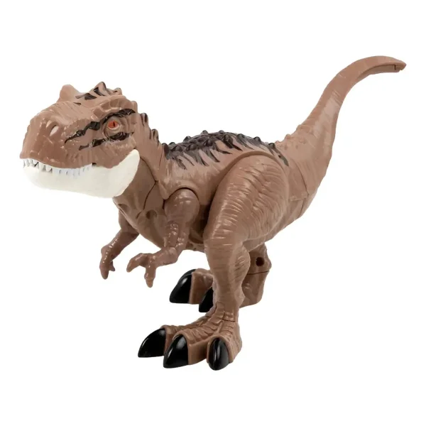 Muñeco Dinosaurio T-rex Juguete Articulado Con Luz Y Sonido T-rex Marrón Claro