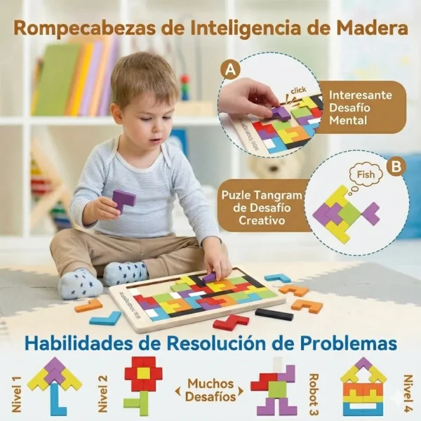Combo Juguetes Didacticos Kit Bundle X3 Madera