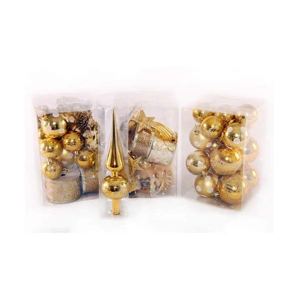 Kit Adornos Navidad Oro 72 Piezas - Envío Gratis!