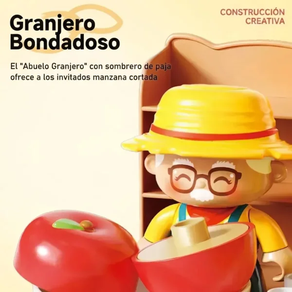 Set Bloques Construcción Juguete Mercado 100 Piezas Puzzle 100