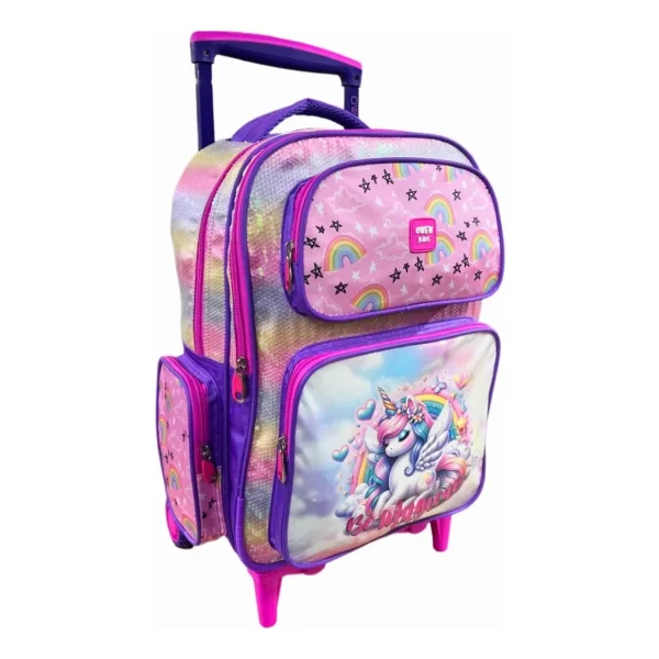Mochila Escolar Carrito Reforzada Manija Telescopica Carro