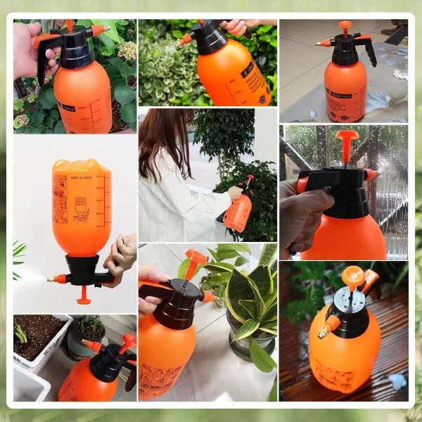 Pulverizador 3 Lts Rociador Fumigador Plantas Jardin Naranja Naranja