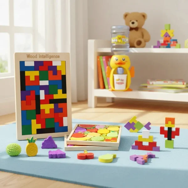 Combo Juguetes Didacticos Kit Bundle X3 Madera