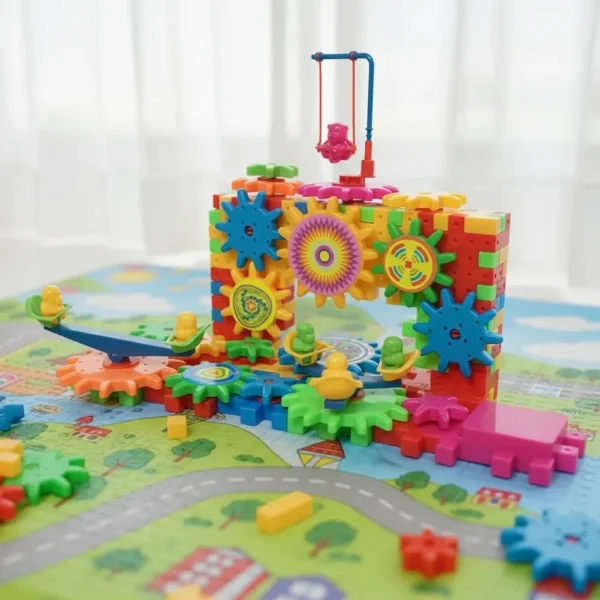 Bloques De Construcción Funny Bricks Eléctrico 81 Piezas 81