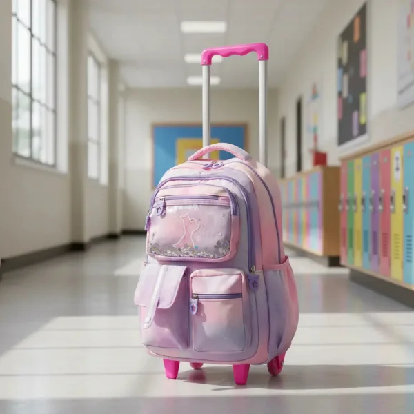 Mochila Carrito Escolar Carro Con Ruedas Infantil Para Niñas