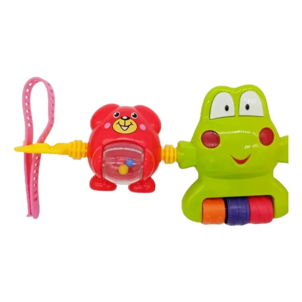 Cunero Musical Cochecito Con Luz Y Sonido Bebe Verde
