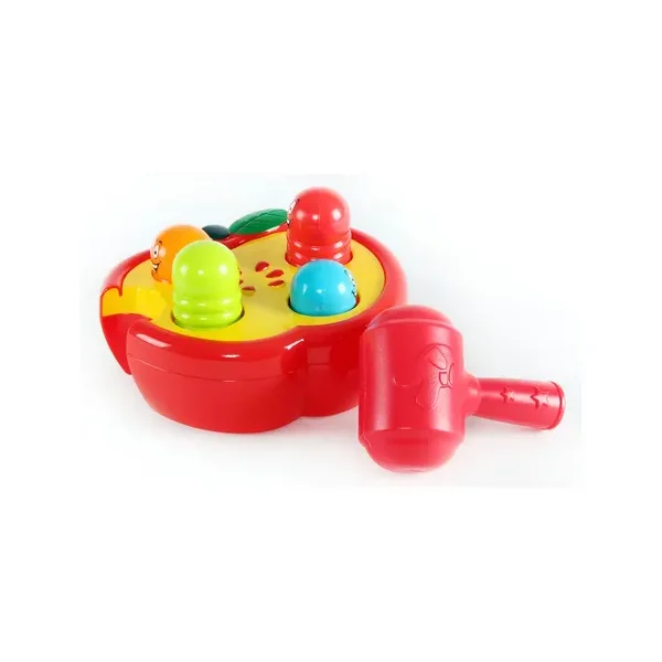 Juego Encastre Didactico Bebe Rojo 6-12 Meses