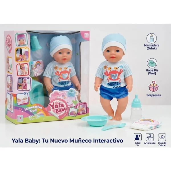 Bebote Bebé Toma Y Hace Pis 45cm Juguete Con Accesorios