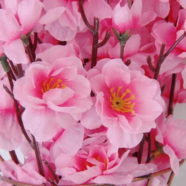 Flor De Cerezo Artificial Rama Alta Decoracion Hogar 1,20mts Rosa
