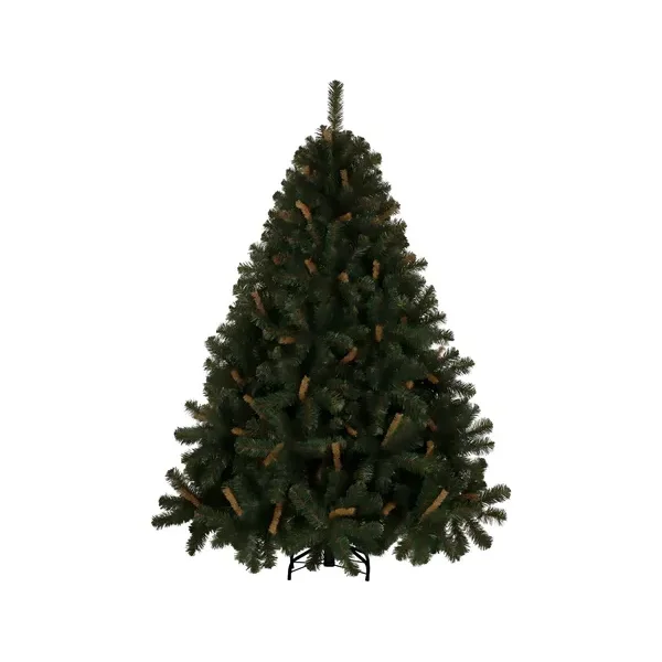 Arbol De Navidad Verde Alpino 1.8mts Base Metalica