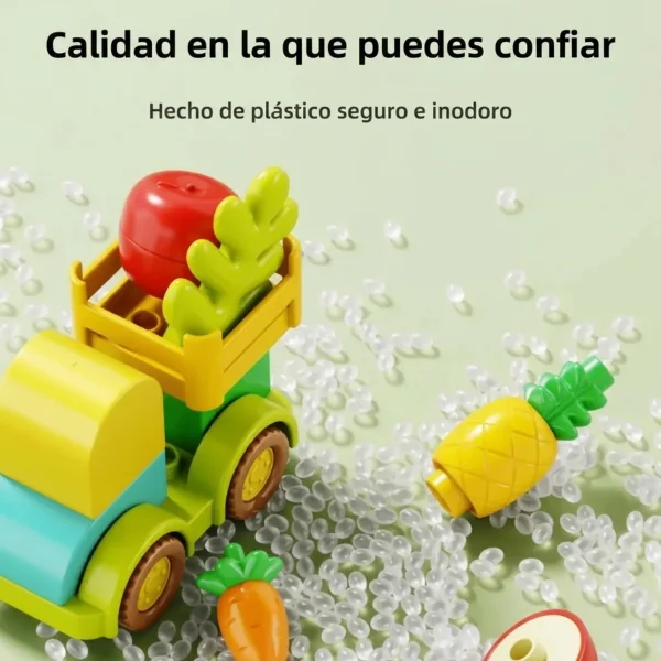 Set Bloques Construcción Juguete Mercado 100 Piezas Puzzle 100