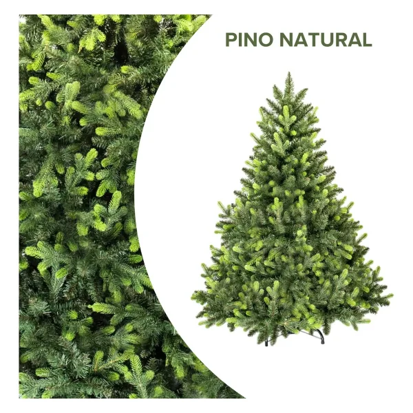 Árbol De Navidad Fabesa Natural 1.3m Pino Desmontable Verde