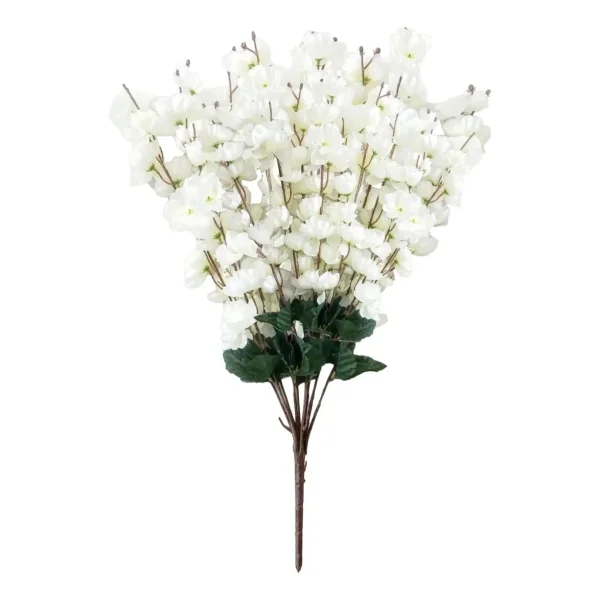 Flores Artificiales Ramo Vara Cerezos Decoracion Pack X4