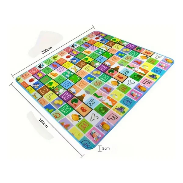 Alfombra Antigolpes Bebe 200x180cm Espesor 5mm Reversible