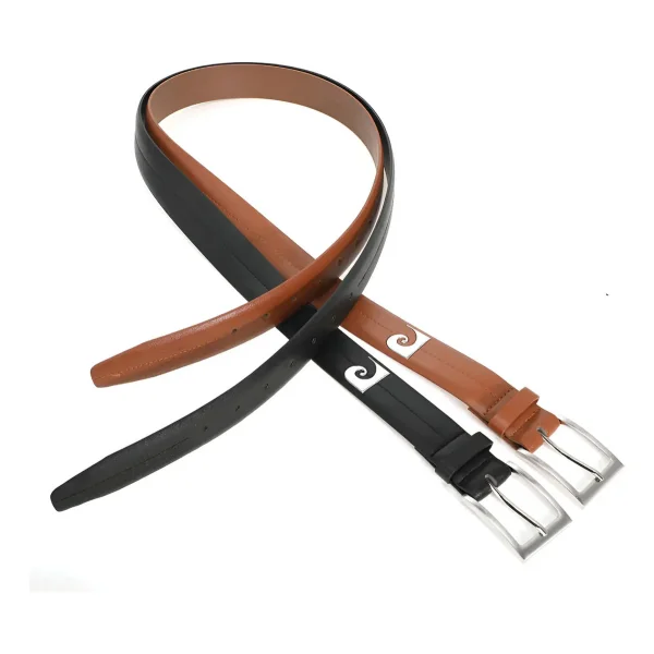 Cinturon Hombre Cinturones De Vestir Casual Moda Eco Cuero