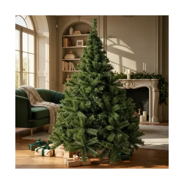 Árbol Navidad Canadian Luxury 3mts Base Metalica Decoracion Verde