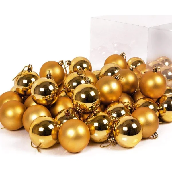 Adornos Navideños Set Bolas De Navidad 4cm X160 Unidades