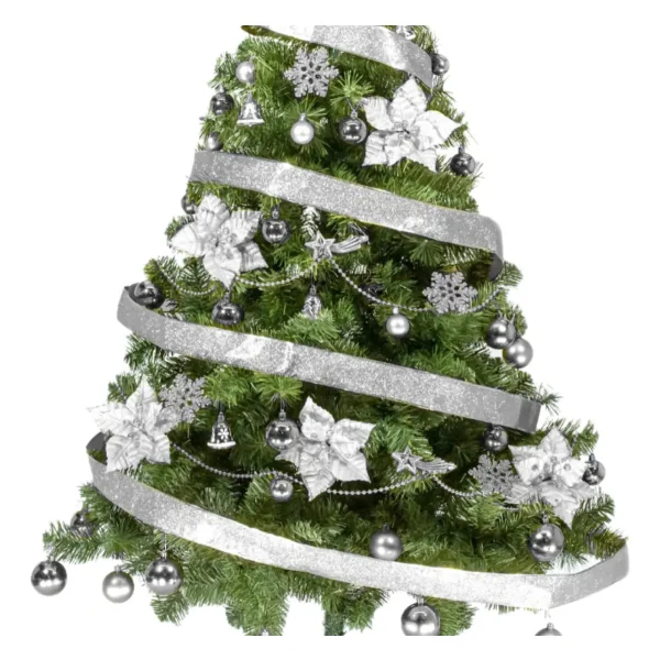 Arbol De Navidad Tronador Lujo 1,80mts Con Adornos Kit X60