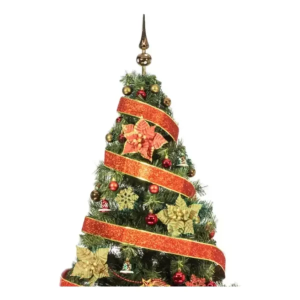 Arbol De Navidad Tronador Lujo 1,80mts Con Adornos Kit X60