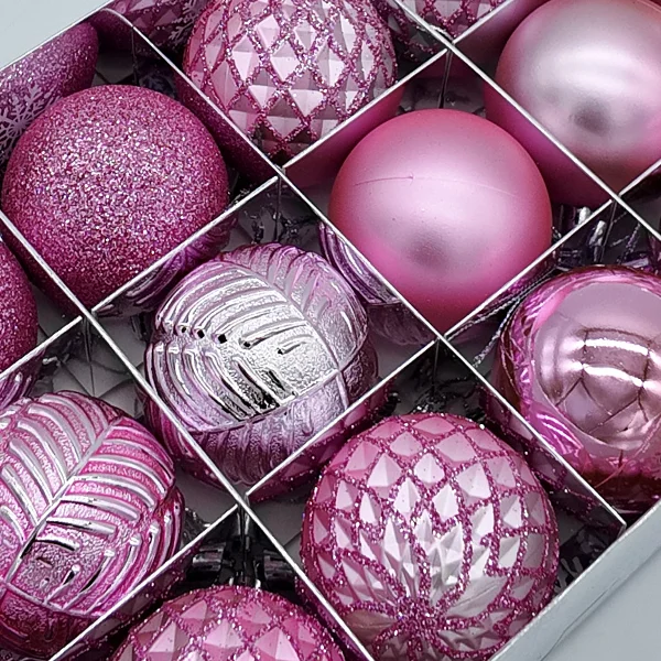 Navidad Adornos Bolas Navideñas Decoradas 6cm X24 Piezas